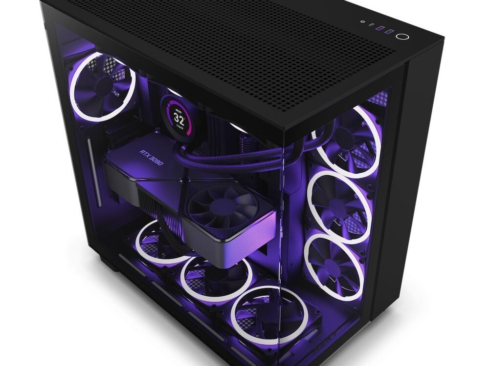 NZXT H9 Flow | Midi Tower Case | Zwart