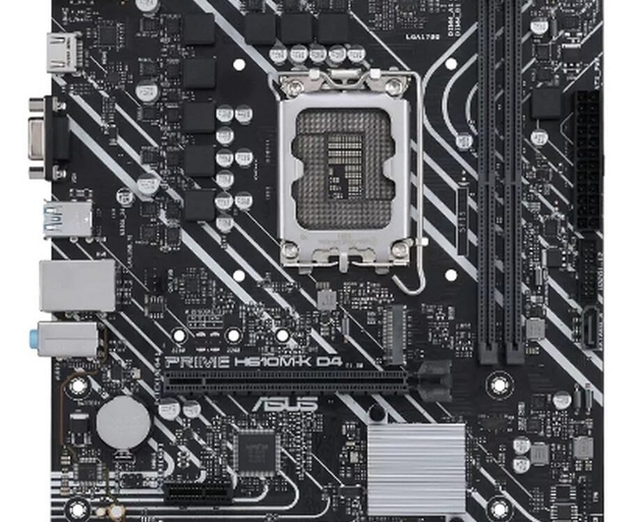 ASUS PRIME H610M-K | Socket LGA 1700 | Intel H610 | 2xDDR4 | Micro-ATX | Moederbord