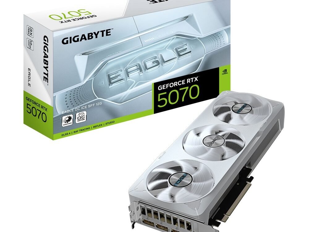 GIGABYTE GeForce RTX 5070 EAGLE OC ICE SFF | 12GB GDDR7 | DLSS 4 | Videokaart | Nvidia GPU