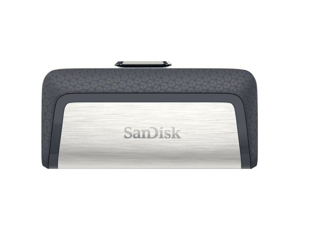 SanDisk Ganda UltraType | 256GB USB-C 3.2 & USB-A 3.2 Flash Drive | Zilver