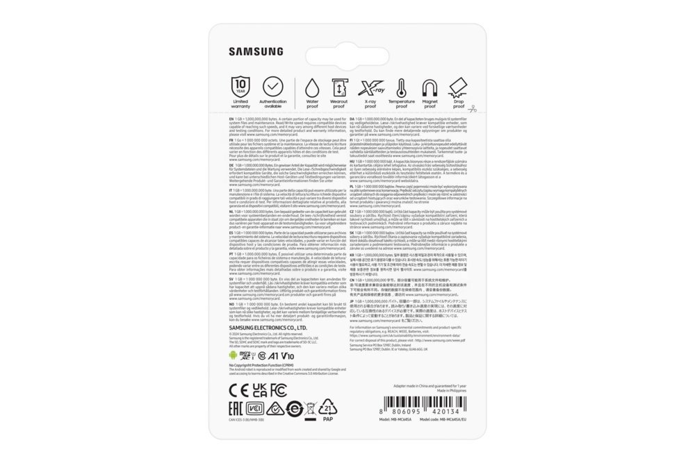 Samsung EVO Plus | MicroSDXC | 64GB | Class 10 | UHS-I U1 | Inclusief adapter - Afbeelding 10