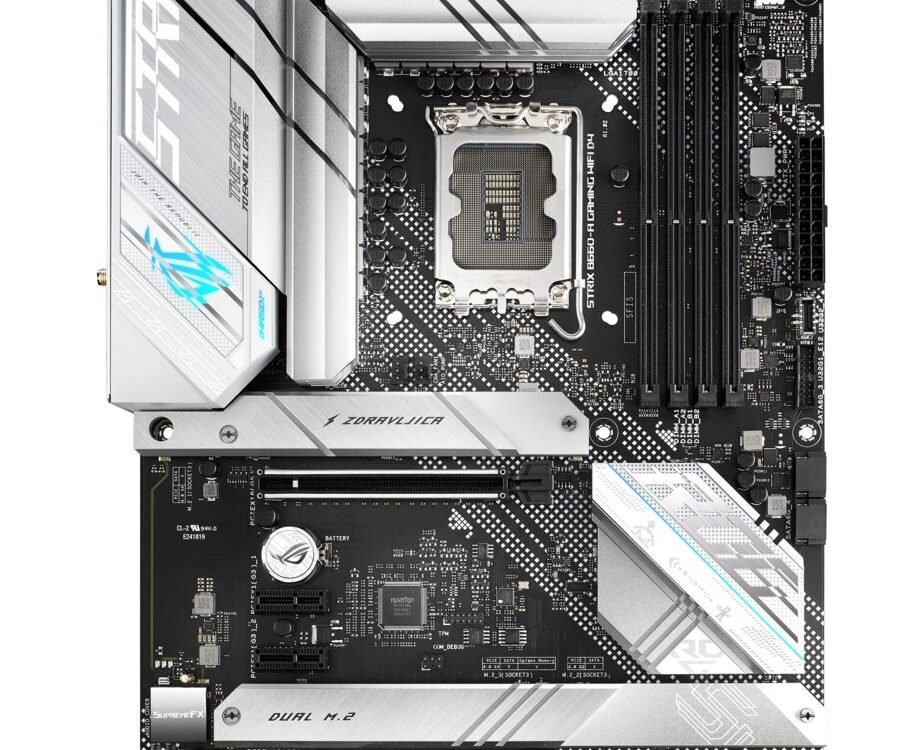 ASUS ROG STRIX B660-A GAMING WIFI D4 | Socket LGA 1700 | Intel B660 | 4xDDR4 | ATX | Moederbord