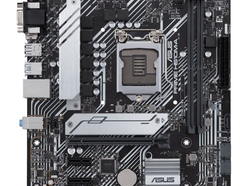 ASUS PRIME H510M-A ARGB | Socket LGA 1200 | Intel H510 | 2xDDR4 | Micro-ATX | Moederbord