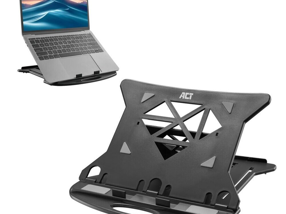 ACT AC8150 | Laptopstandaard | Inklapbaar en Verstelbaar in 7 Hoogtestanden