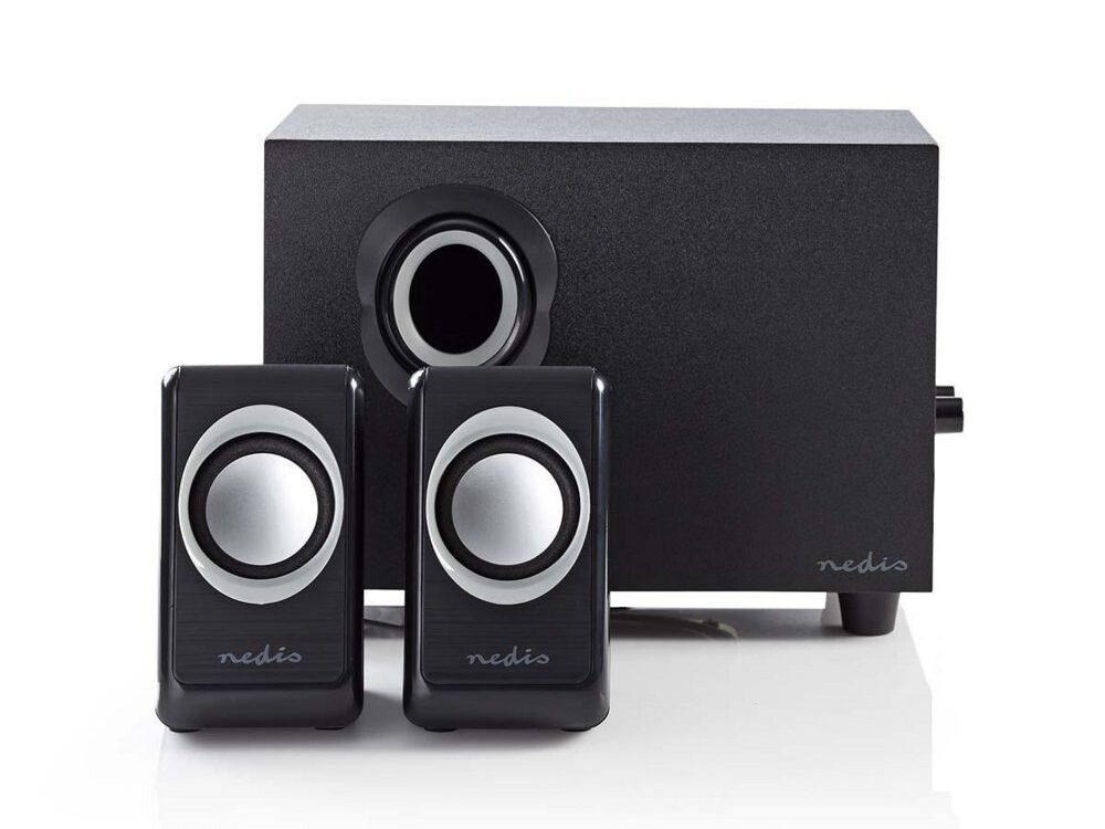 Nedis CSPR10021BK | 2.1 Luidsprekerset | 16W RMS | Zwart