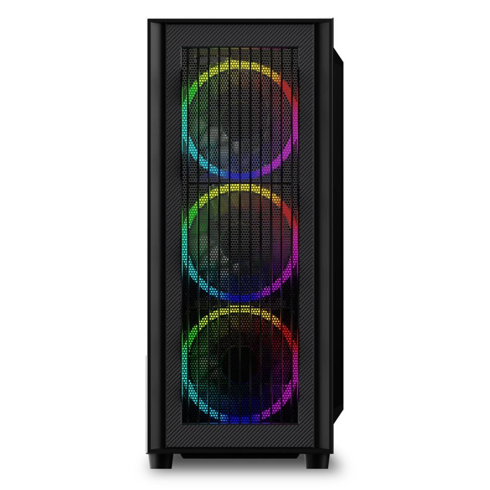 Sharkoon RGB Wave | Tower Case | Zwart - Afbeelding 3
