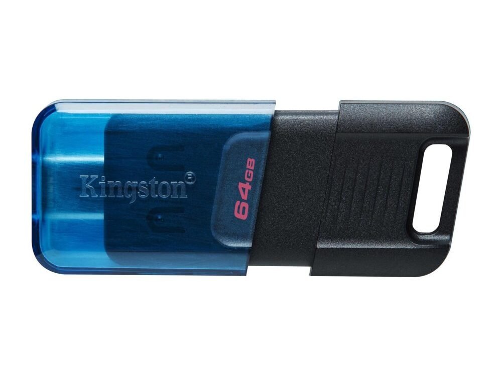 Kingston DataTraveler 80 | 64GB USB-C 3.2 Flash Drive | Zwart
