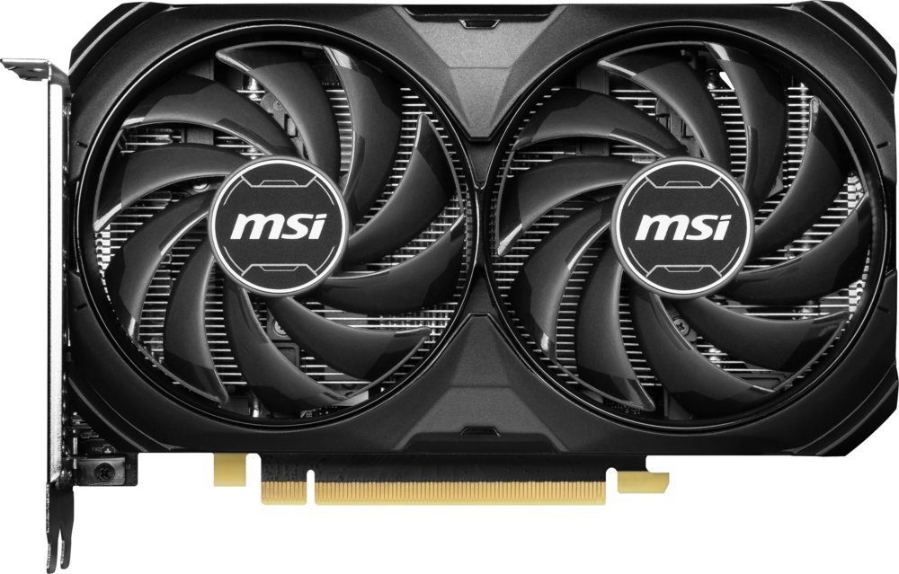 MSI GeForce RTX 4060 Ti VENTUS 2X BLACK OC | 8GB GDDR6 VRAM | Videokaart | GPU | Nvidia