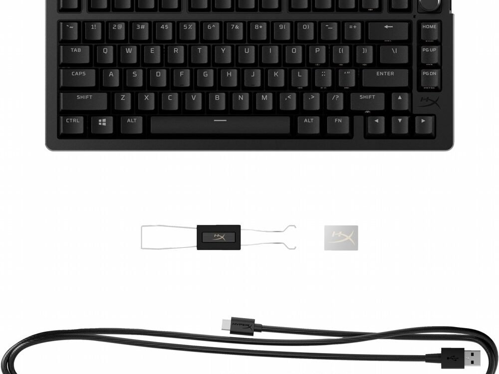 HyperX Alloy Rise 75 | Gaming Toetsenbord | Compact 75% Layout | RGB | USB-C | Zwart | QWERTY