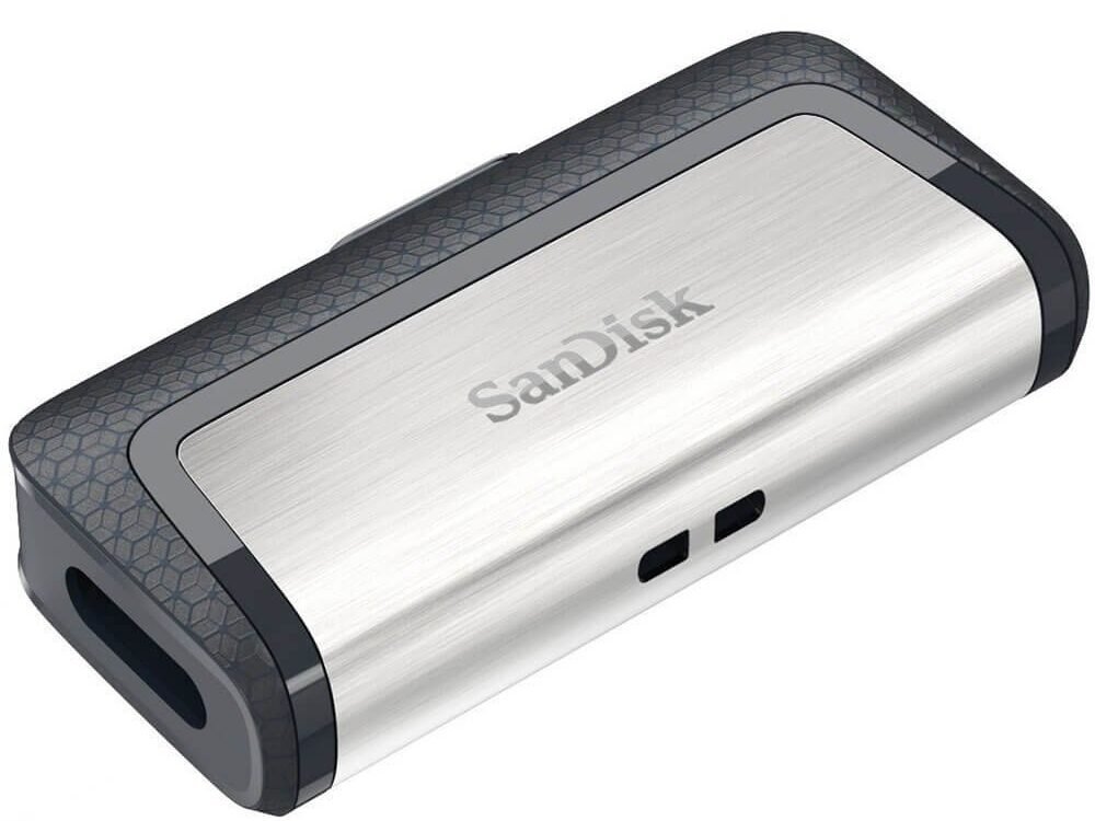 SanDisk Ultra Dual Drive USB Type-C | 64GB USB Flash Drive | USB Type-A / USB Type-C 3.2 Gen 1 (3.1 Gen 1) | Zwart, Zilver