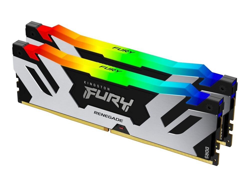 Kingston Fury Renegade RGB | 32GB 2x16GB DDR5 | 6400MHz | DIMM | CL32 | Geheugenmodule | RAM
