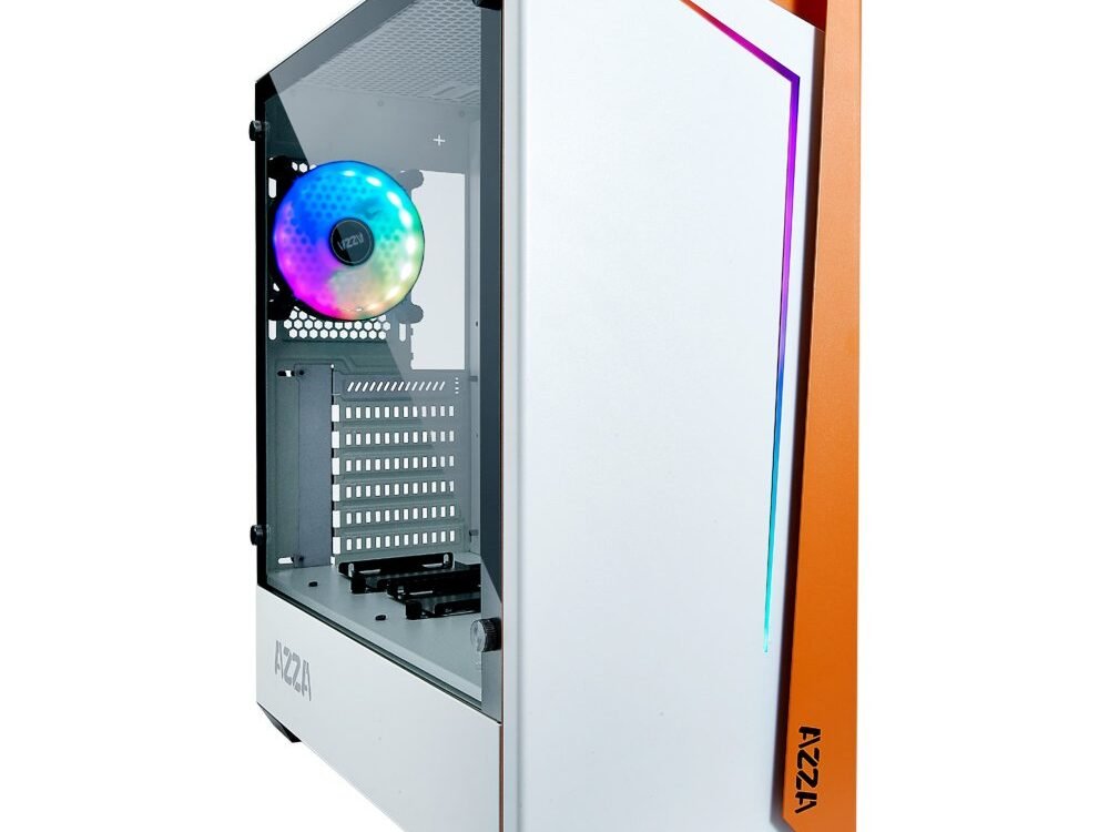 Azza Apollo 430 RGB | Midi Tower Case | Wit
