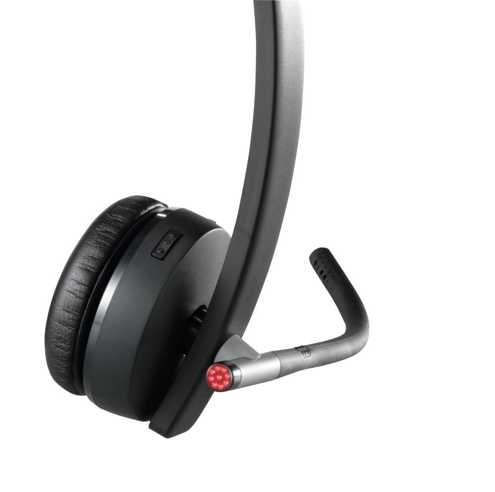 Logitech H820e | Draadloze Mono On-Ear Headset | Zwart - Afbeelding 5