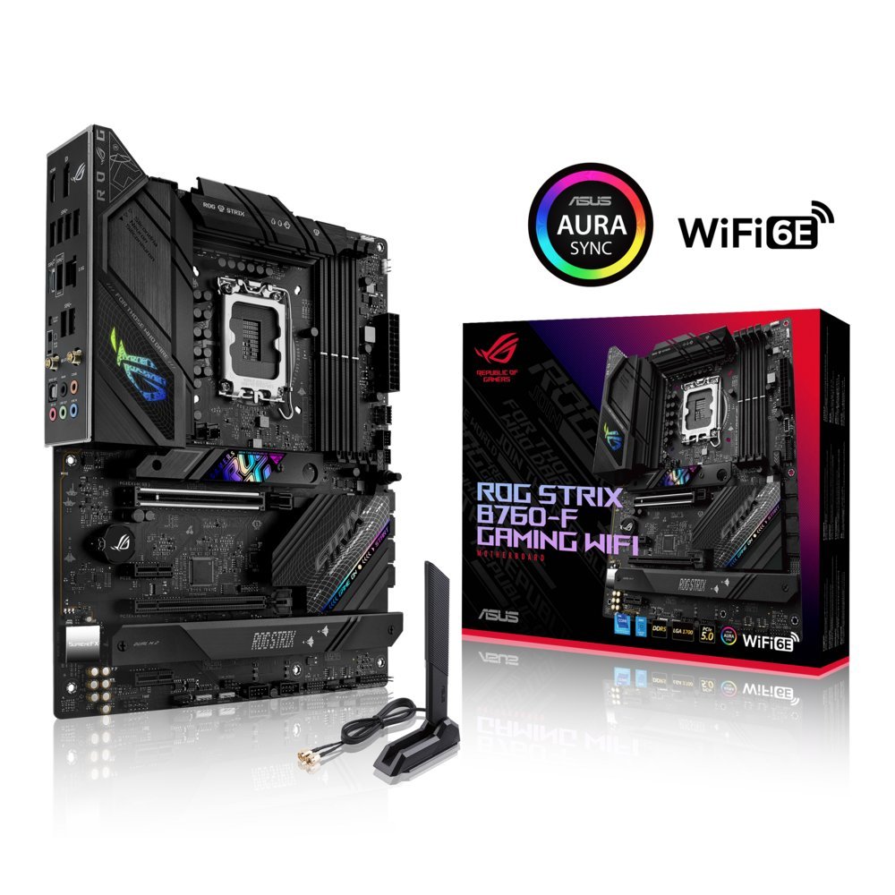 ASUS ROG STRIX B760-F GAMING WIFI | Socket LGA 1700 | Intel B760 | 4xDDR5 | ATX | Moederbord - Afbeelding 6
