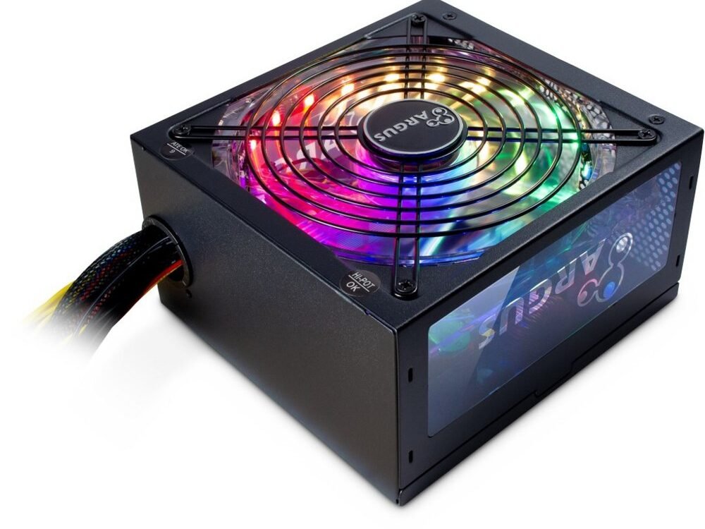 Inter-Tech Argus RGB-500W II | 500 Watt Bronze ATX PSU | Power Supply | Voeding