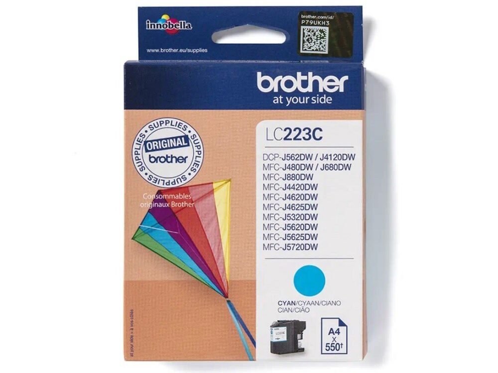 Brother LC-223C | Originele Cyaan Inktcartridge | 1 Stuk