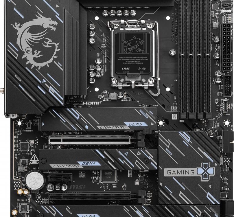 MSI Z890 GAMING PLUS WIFI | Socket LGA 1851 | Intel Z890 | 4xDDR5 | ATX | Moederbord