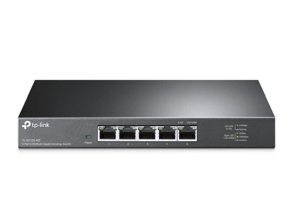 TP-Link TL-SG105-M2 | Unmanaged Switch | 5 Poorten | Multi-Gigabit Ethernet (100/1000/2500 Mbps) | Zwart