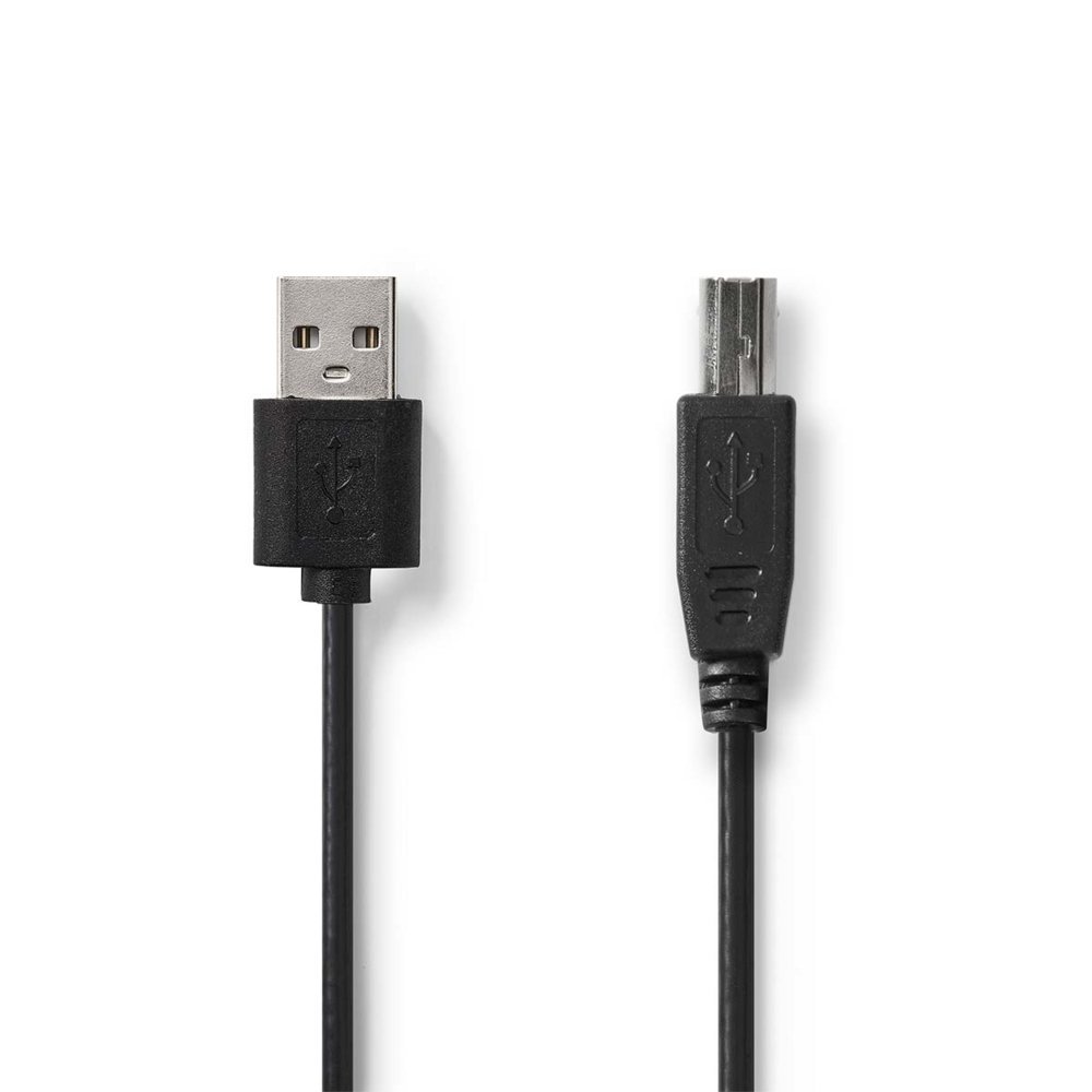 Nedis CCGL60101BK30 | USB 2.0 | USB-A naar USB-B | 3m | Zwart - Afbeelding 2