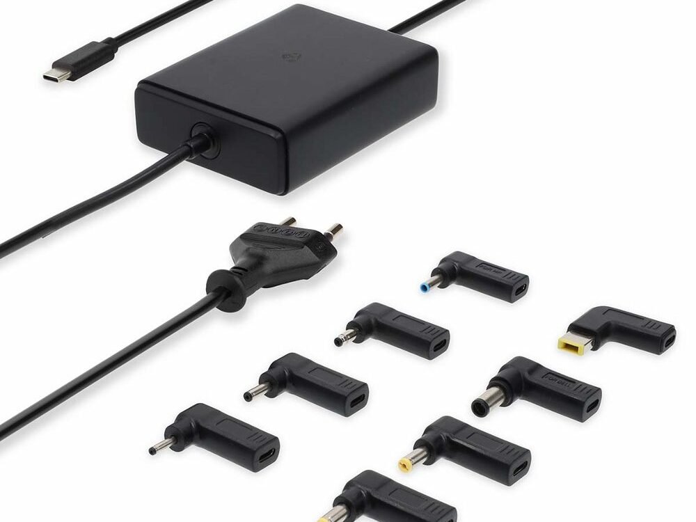 Nedis NBAU100110BK | Universele 100 W netadapter / voeding | Zwart