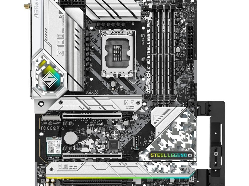 Asrock Z790 Steel Legend WiFi | Socket LGA 1700 | Intel Z790 | 4xDDR5 | ATX | Moederbord