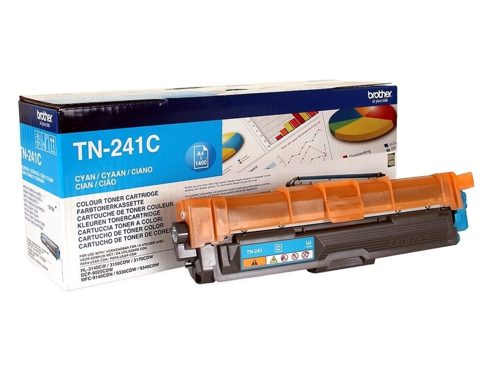 Brother TN-241C | Tonercartridge | Origineel | Cyaan | 1 stuk
