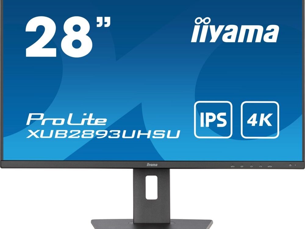 iiyama ProLite XUB2893UHSU-B5 28" | 3840x2160 4K IPS | 60Hz | Monitor