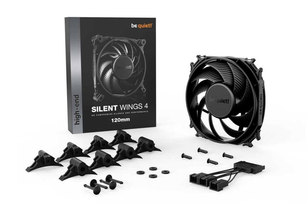 be quiet! Silent Wings 4 | 120mm Behuizingsventilator | Zwart | Single Pack (1 stuk) - Afbeelding 5