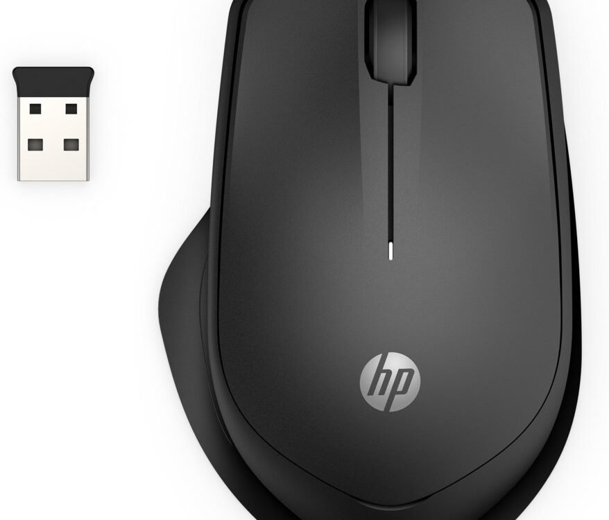 HP 280 Silent | Draadloze Muis | Links- en Rechtshandig | RF | 1200 DPI | Zwart