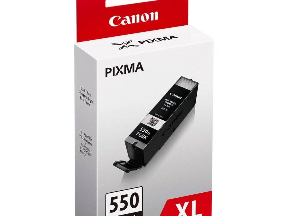 Canon PGI-550XL PGBK | Originele High (XL) Rendement Zwarte Inktcartridge | 1 Stuk