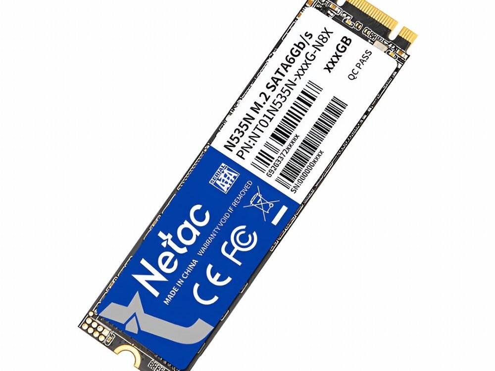 Netac | 128GB SATA SSD | mSATA | 530MB/s | BULK