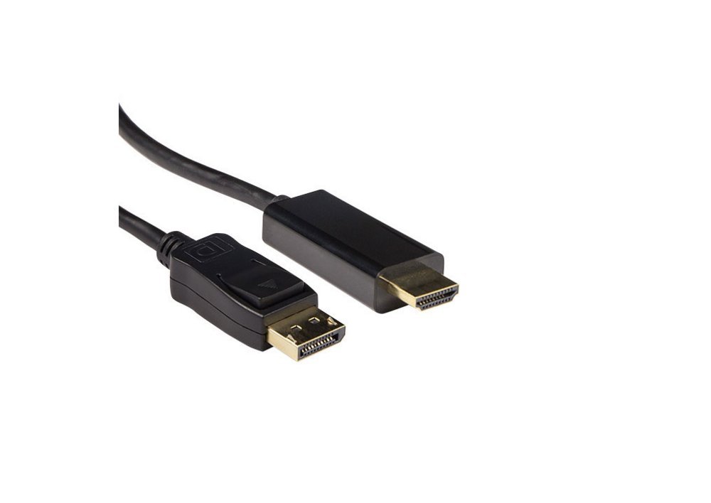 ACT AK3991 | DisplayPort naar HDMI Kabel | 3 m | Zwart - Afbeelding 2