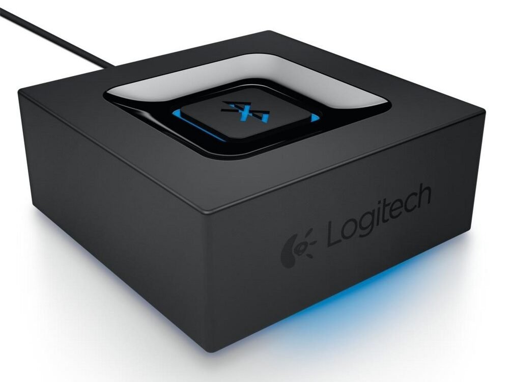Logitech Bluetooth Audio Adapter | Draadloos Streamen | 3,5mm & RCA | Zwart