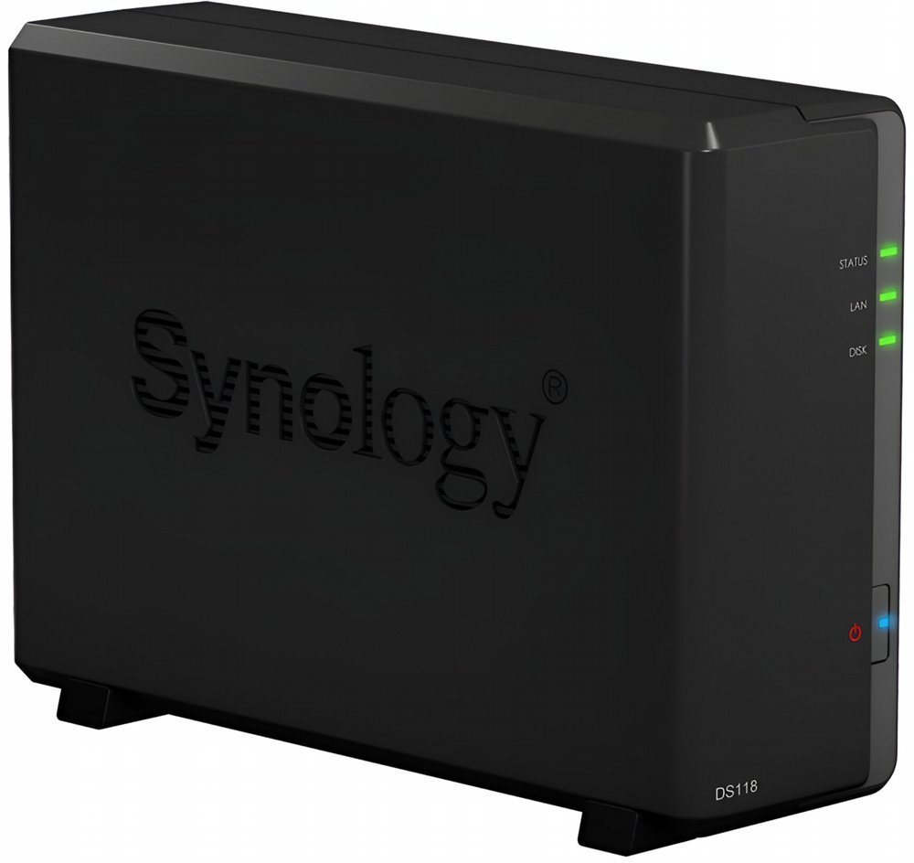 Synology DiskStation DS118 NAS 2TB | 1 Drive Bay | Inclusief 2TB HDD | 1x Gigabit Ethernet | Zwart - Afbeelding 4