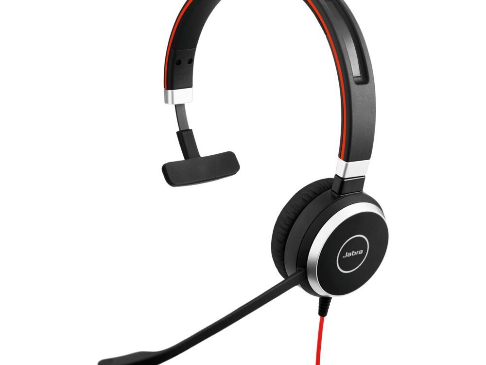 Jabra Evolve 40 MS | Mono Bedrade On-Ear Headset | Zwart