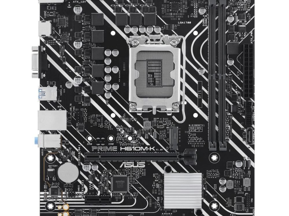 ASUS Prime H610M-K | Socket LGA 1700 | Intel H610 | 2xDDR5 | Micro-ATX | Moederbord