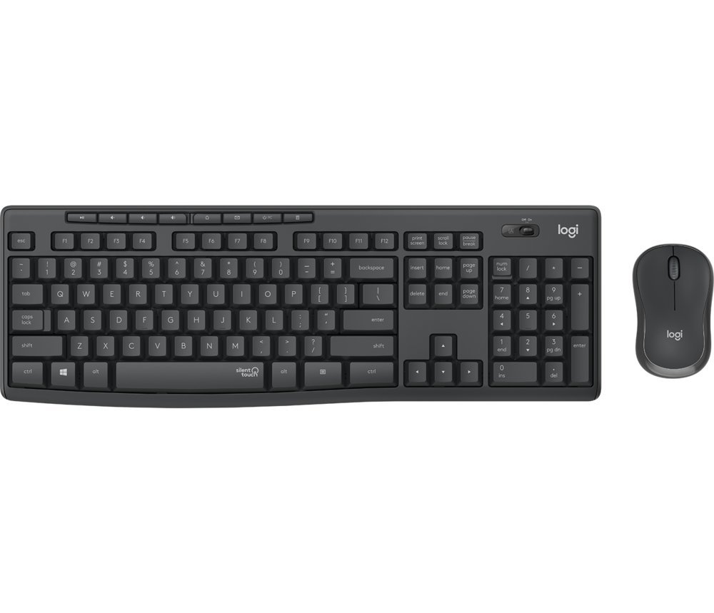 Logitech MK295 Silent | Draadloze Muis-en-Toetsenbordcombo | USB-ontvanger | QWERTY | Zwart - Afbeelding 3