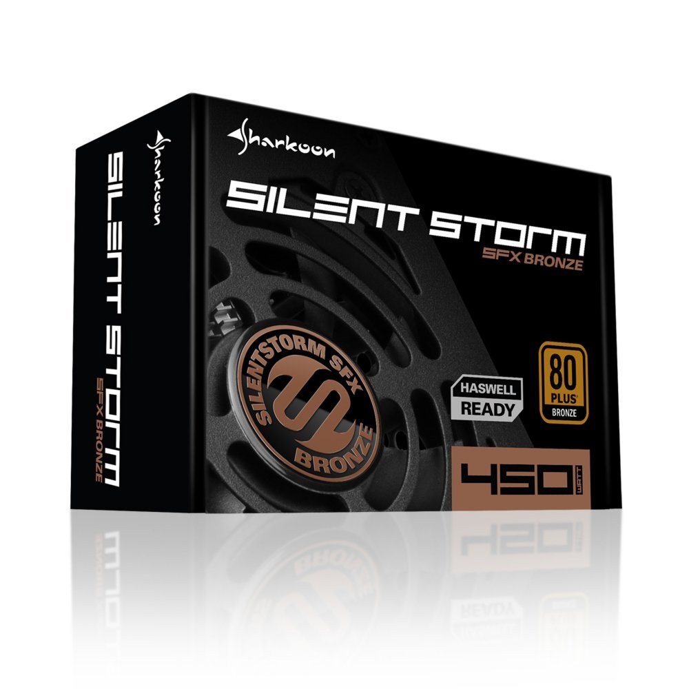 Sharkoon SilentStorm SFX Bronze | 450 Watt Bronze ATX PSU | Power Supply | Voeding - Afbeelding 4
