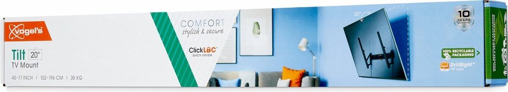 Vogel's TVM3615 | Kantelbare TV-beugel | 40-77" | max 35kg | VESA 600x400 - Afbeelding 8