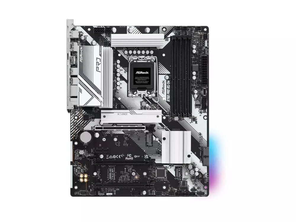 Asrock B760 Pro RS/D4 | Socket LGA 1700 | Intel B760 | 4xDDR4 | ATX | Moederbord