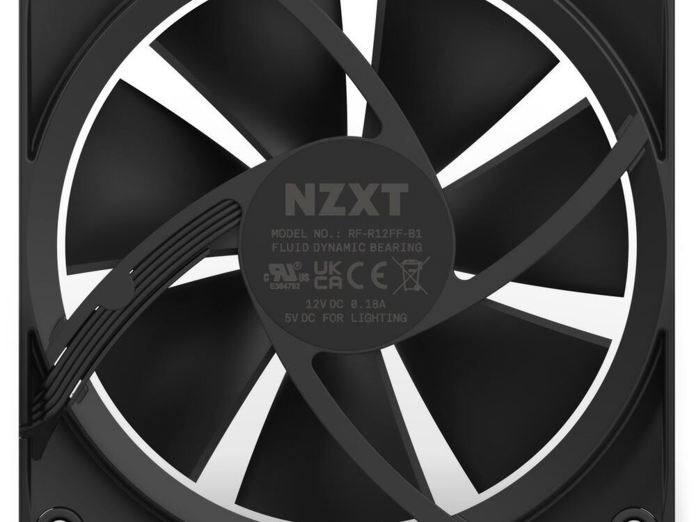 NZXT F120 RGB | 120mm Case Fan | Zwart