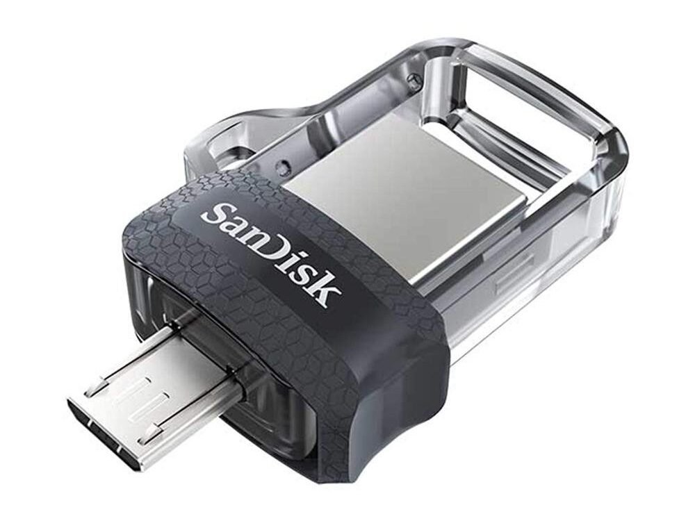 Hama 173385 | 64GB USB Flash Drive | USB Type-A / Micro-USB | Zwart, Transparant