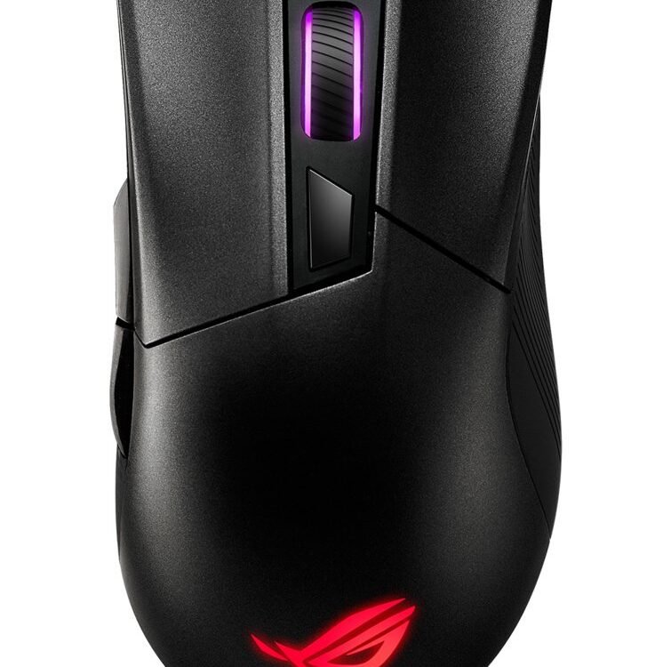 ASUS ROG Gladius II Core | Bedrade Gaming Muis | Rechtshandig | USB-A | 6200 DPI | Zwart