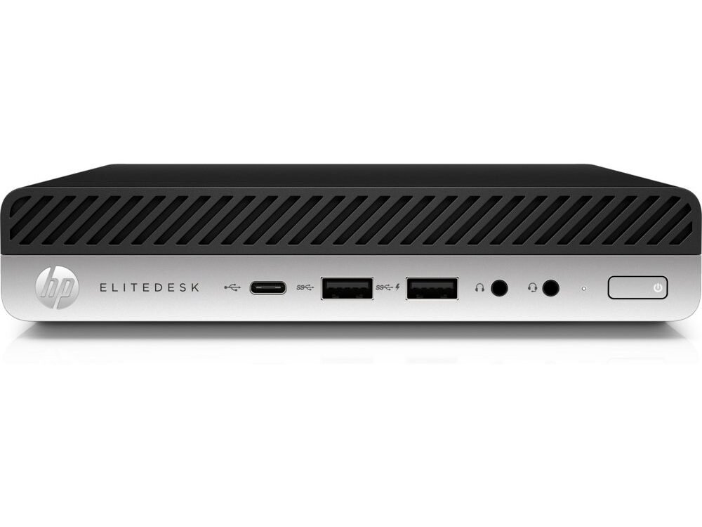 HP EliteDesk 800 G4 Mini | Intel Core i5-8500 | 256GB | 8GB | 2x DisplayPort | W11 Professional | Refurbished Silver