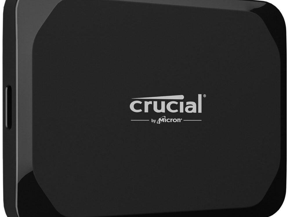 Crucial X9 Portable SSD | 2TB | USB 3.2 Gen2 Type-C | 1.050MB/s Lezen | 1.050MB/s Schrijven | Zwart
