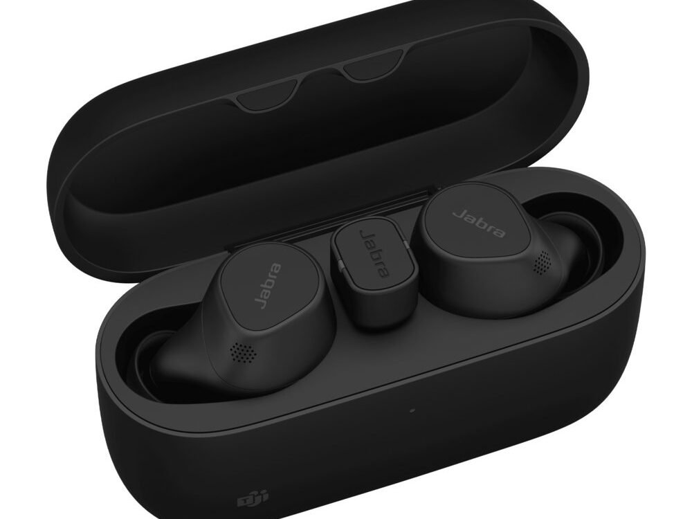 Jabra Evolve2 Buds | Draadloze In-ear Headset | Bluetooth | USB-C Oplaadcase | Zwart