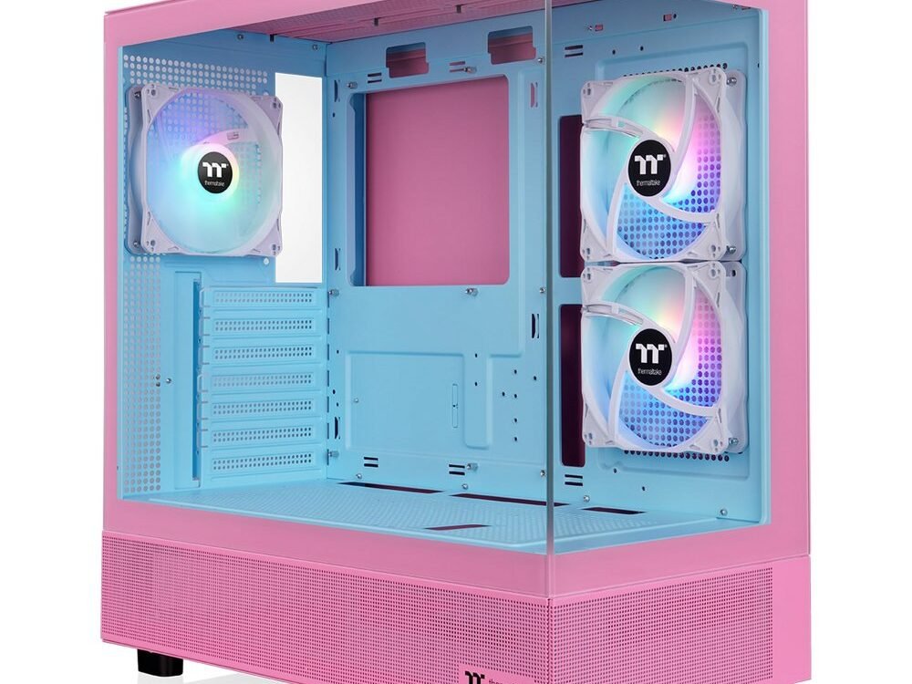 Thermaltake View 270 TG ARGB | Mid Tower Case | Bubble Pink (CA-1Y7-00MAWN-00)