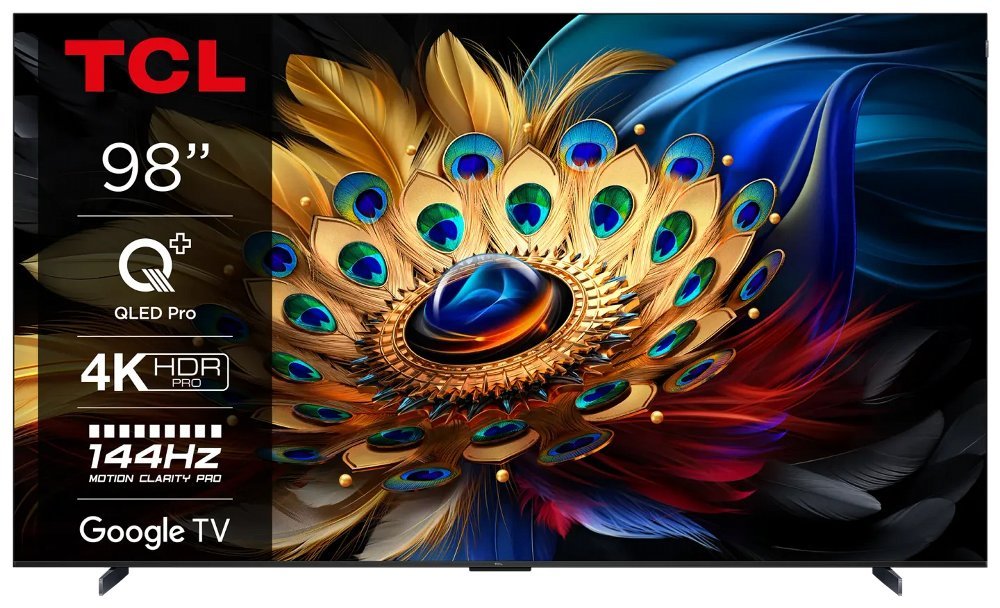 TCL C69 98C69B | 98'' Ultra HD 4K | QLED Smart TV | Wifi | Google TV | Dolby Vision | 60Hz