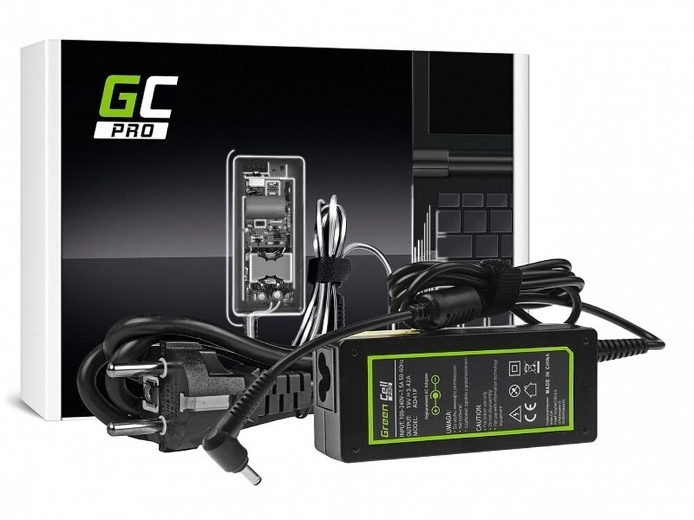 Green Cell AD41P | Netvoeding & Inverter | 65 W | Zwart