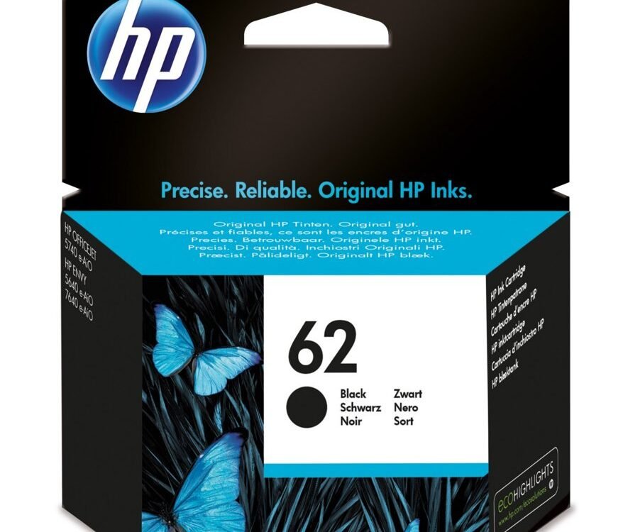 HP 62 | Originele Zwarte Inktcartridge